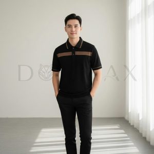 Áo polo kẻ sọc ngang ngực DORMAX APD04 - Ảnh 5
