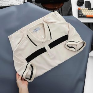 Áo polo kẻ sọc ngang ngực DORMAX APD04 - Ảnh 6