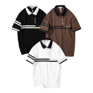 Áo polo kẻ sọc ngang ngực iconic DORMAX APD08 - Ảnh 5
