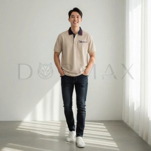 Áo polo logo thêu DORMAX APD05 - Ảnh 4
