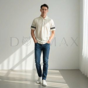 Áo polo phối sọc tay áo DORMAX APD06 - Ảnh 14