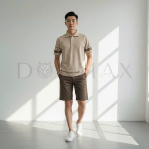 Áo polo phối sọc tay áo DORMAX APD06 - Ảnh 19
