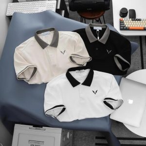 Áo polo thêu logo contrast DORMAX APD07 - Ảnh 14