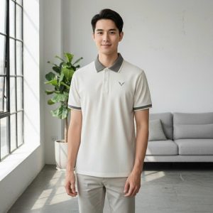 Áo polo thêu logo contrast DORMAX APD07 - Ảnh 6