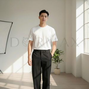 Áo thun cổ tròn trơn DORMAX DAT01 - Ảnh 3