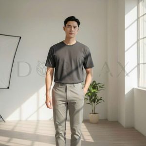Áo thun cổ tròn trơn DORMAX DAT01 - Ảnh 4