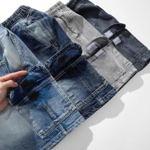 Quần short jean túi hộp DORMAX ASJ01 - Ảnh 12