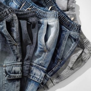 Quần short jean túi hộp DORMAX ASJ01 - Ảnh 16