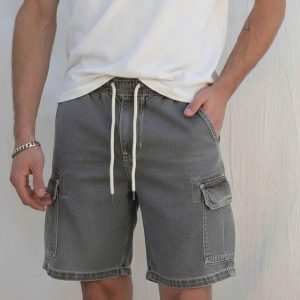 Quần short jean túi hộp DORMAX ASJ01 - Ảnh 3