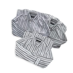 Sơ mi sọc tay dài cotton thêu DORMAX DS05 - Ảnh 14