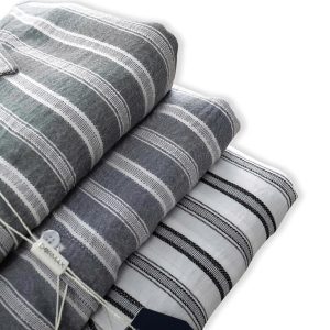 Sơ mi sọc tay dài cotton thêu DORMAX DS05 - Ảnh 18