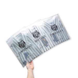 Sơ mi sọc tay dài cotton thêu DORMAX DS05 - Ảnh 8