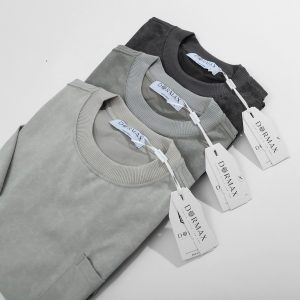Áo washed form unisex có túi DAT12 - Ảnh 5