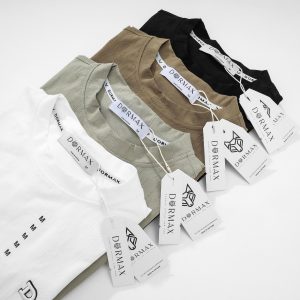 Áo thun nam thêu chữ D form unisex Dormax DAT15 - Ảnh 7