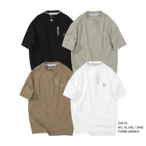 Áo thun nam thêu chữ D form unisex Dormax DAT15 - Ảnh 3