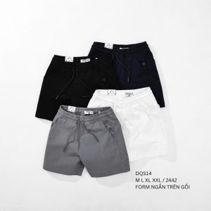 Quần short kaki lưng thun dây rút Dormax DQS14 - Ảnh 3