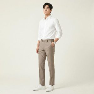 Quần âu nam from tapered fit nhiều màu dễ mặc Dormax DQA04