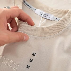 Áo thun nam cổ tròn in logo thời trang 3 màu dễ phối Dormax AT23 - Ảnh 8